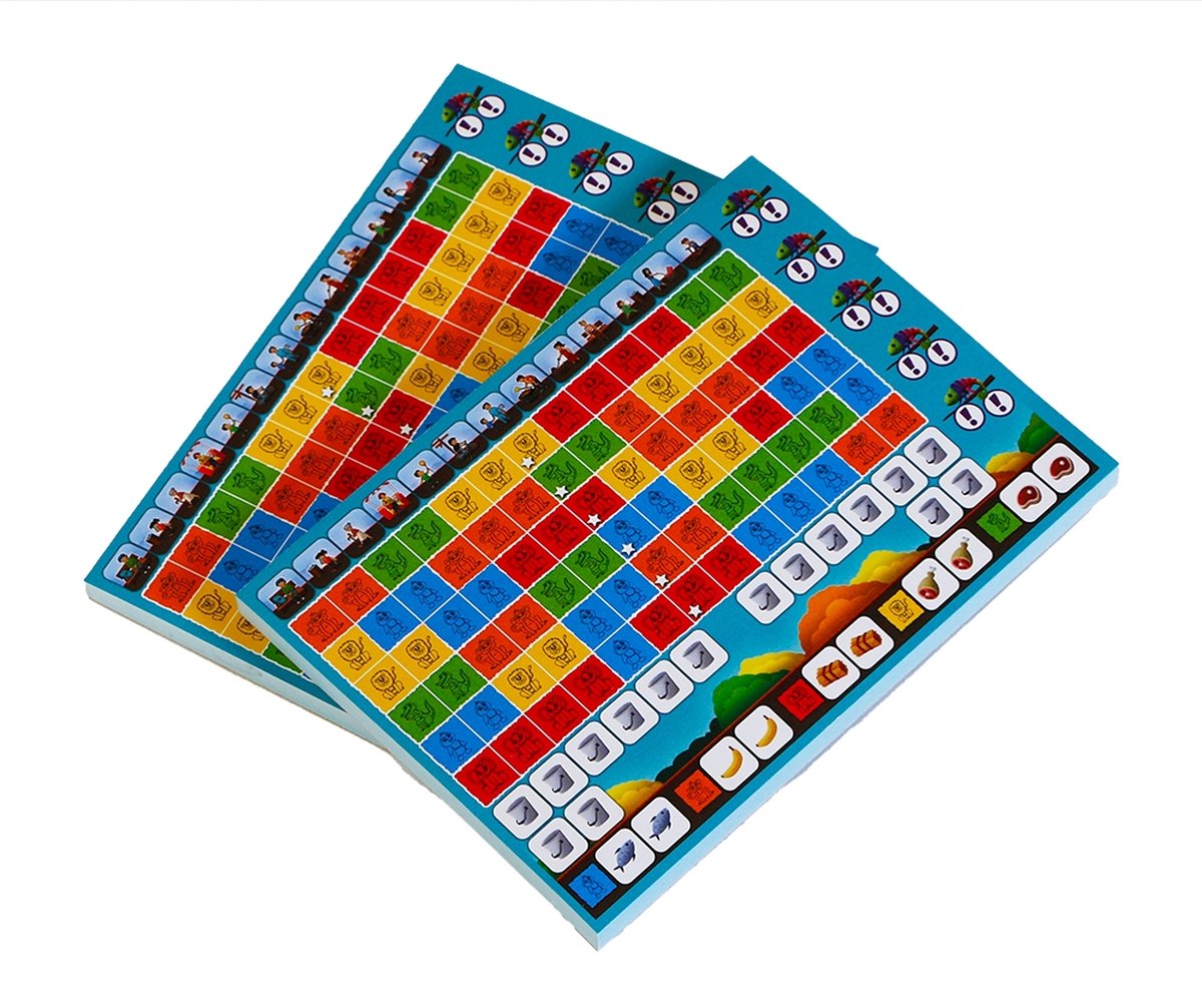 999 Games - Scoreblokken - Keer op Keer Kids - twee stuks - Dobbelspel