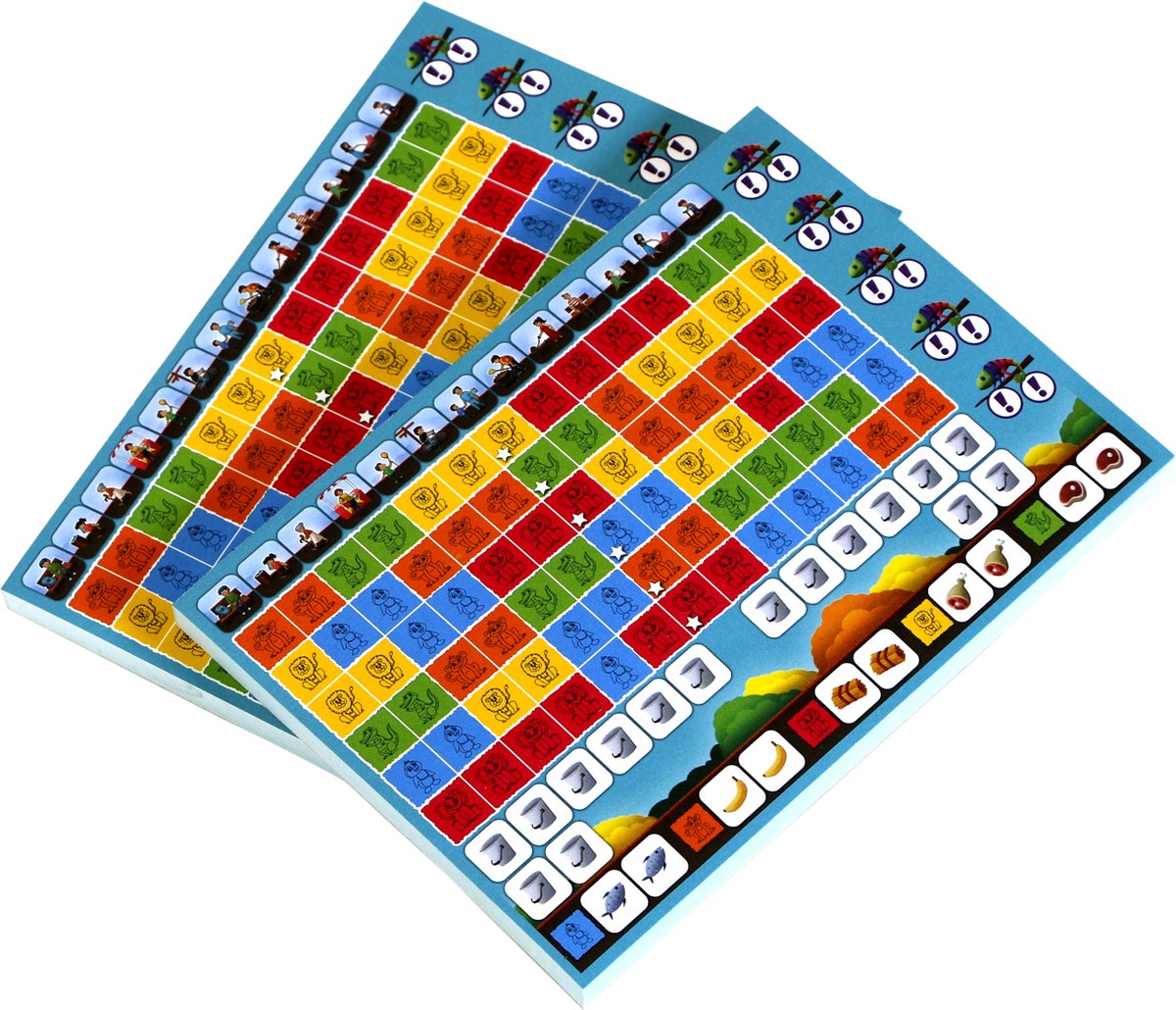 999 Games - Scoreblokken - Keer op Keer Kids - twee stuks - Dobbelspel