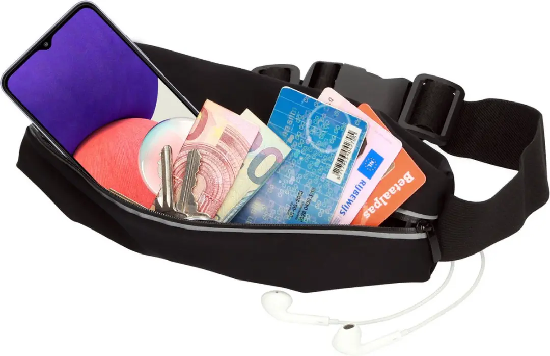 Mobiparts Comfort Fit Sport Belt MP-118499 - Zwart - afbeelding 6 van 6