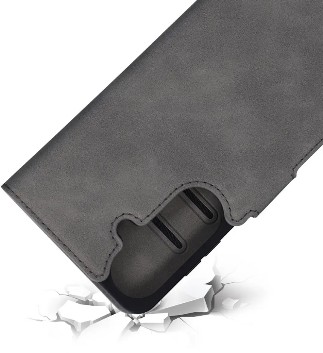 Mobiparts MP-131539 Hoesje Samsung Galaxy S26 - Wallet - Grijs