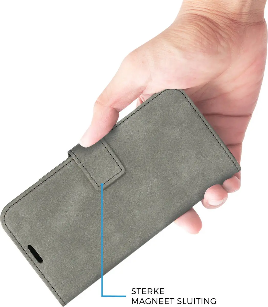 Mobiparts MP-125663 Hoesje Samsung Galaxy A15 - Wallet Grijs