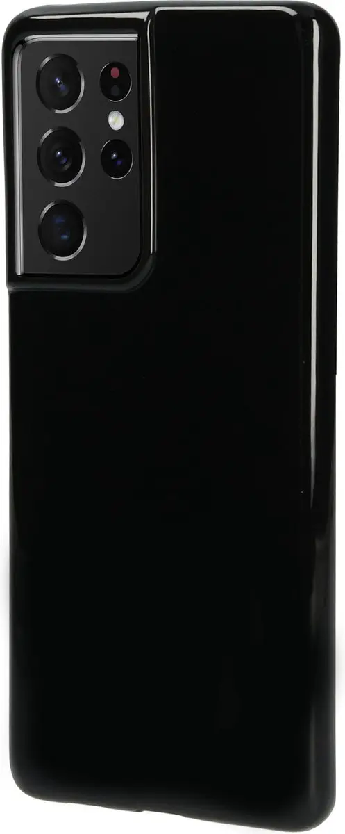 Mobiparts MP-112943 Hoesje Samsung Galaxy S21 Ultra - Zacht TPU Zwart