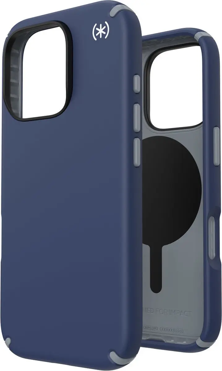 Speck Presidio2 Pro 150760-3206 iPhone 16 Pro Hoesje - Blauw - afbeelding 6 van 6