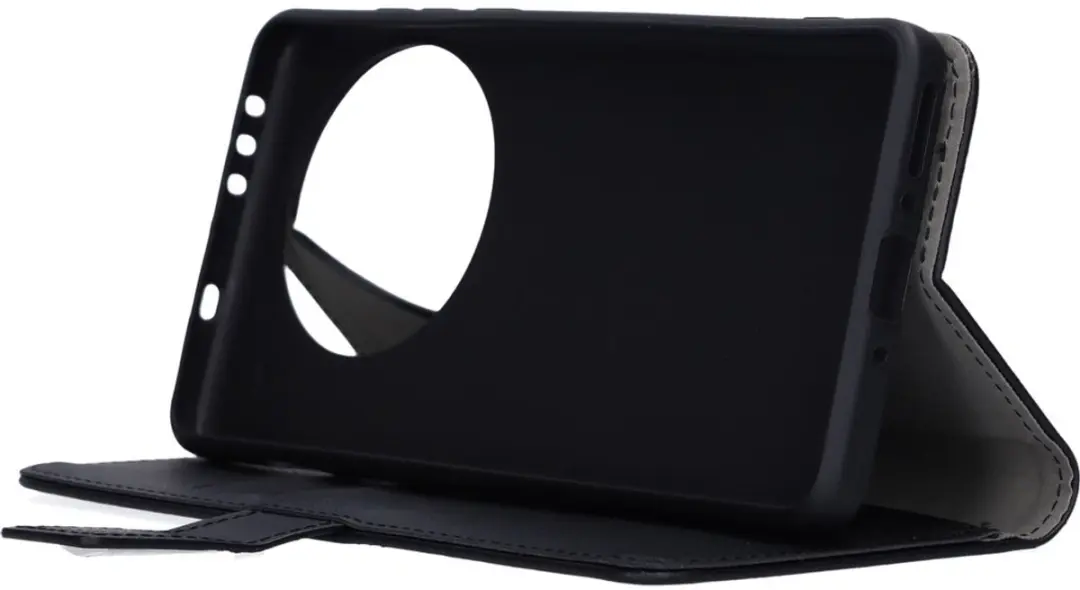 Mobiparts MP-129613 Hoesje OnePlus 13 - Wallet Eco Leer - 3 Pasjes - Zwart