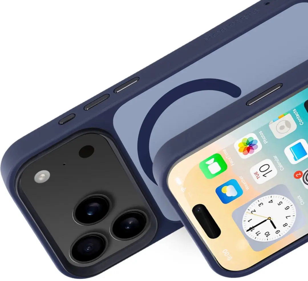 Mobiparts Hoesje iPhone 17 Pro MagSafe - Blauw - MP-130070