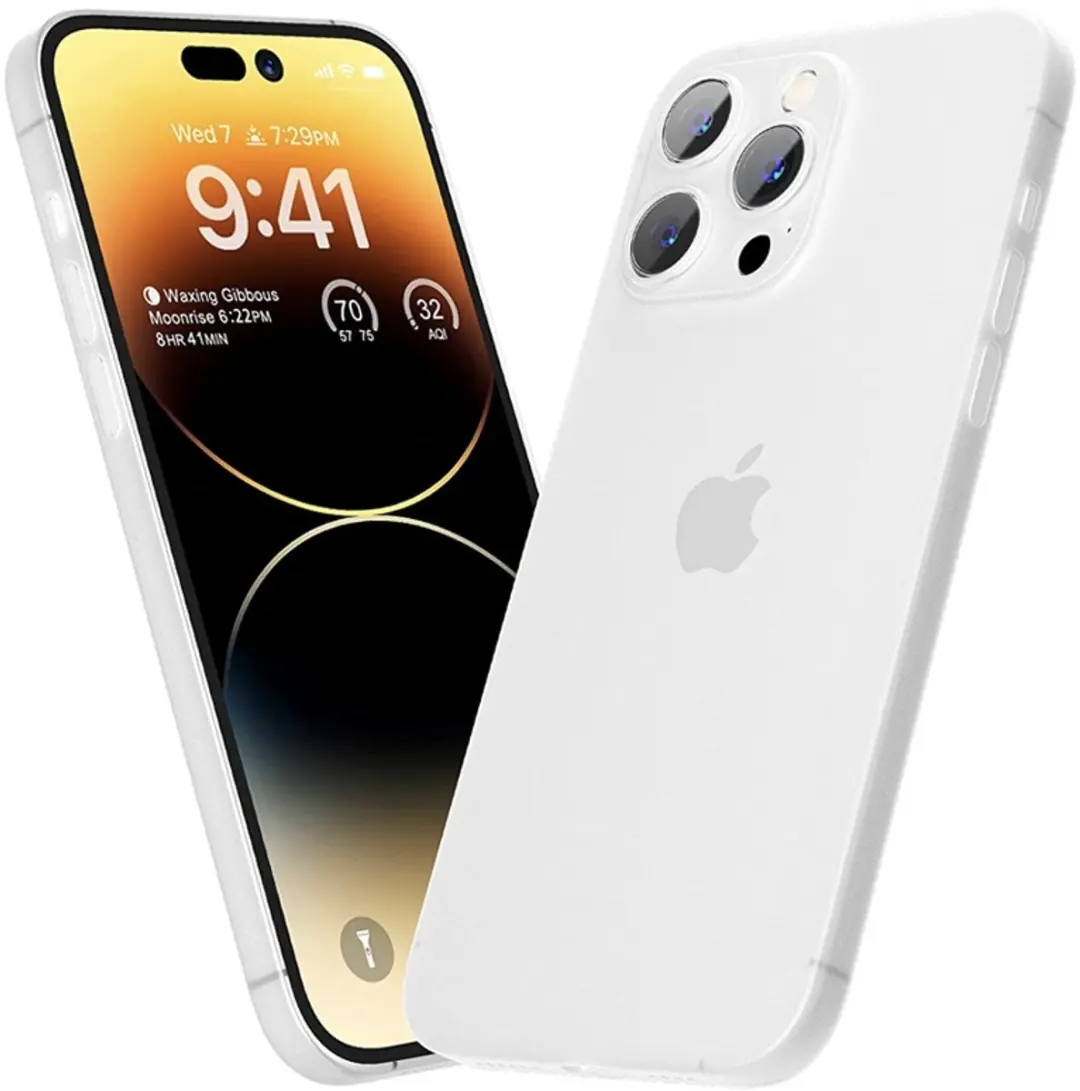 MobiQ 13-02032 Ultra Dun Hoesje iPhone 14 Pro