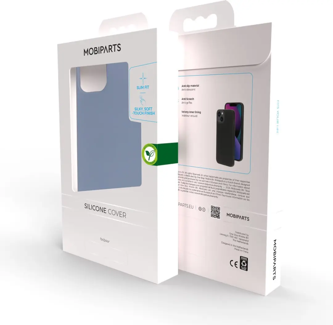 Mobiparts MP-5002762 Silicone Hoesje iPhone 11 Pro - Grijs - 2x Glas