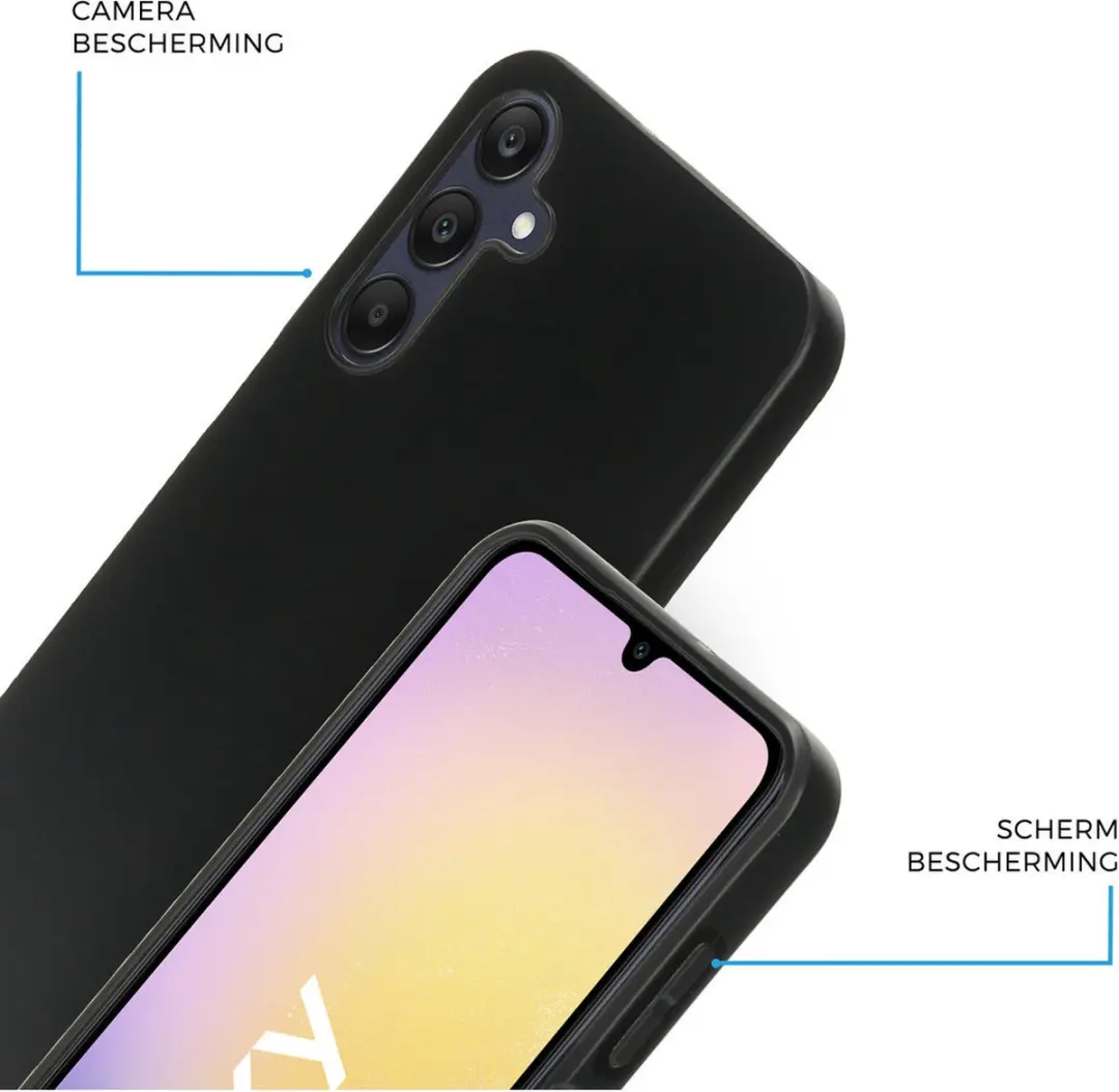 Mobiparts MP-125644 Hoesje Samsung Galaxy A25 - Zacht TPU Zwart