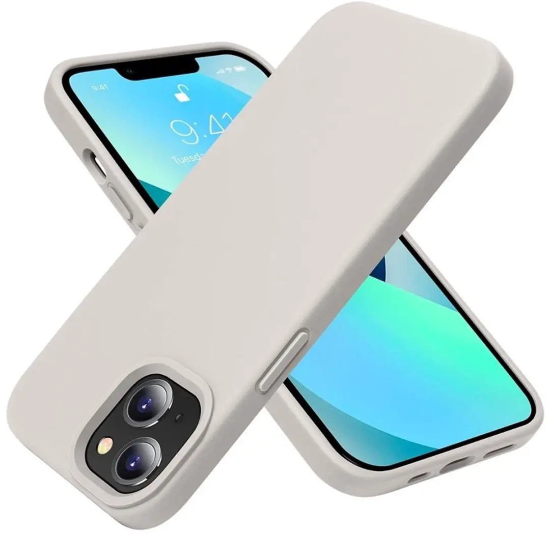 MobiQ iPhone 15 Siliconen Hoesje