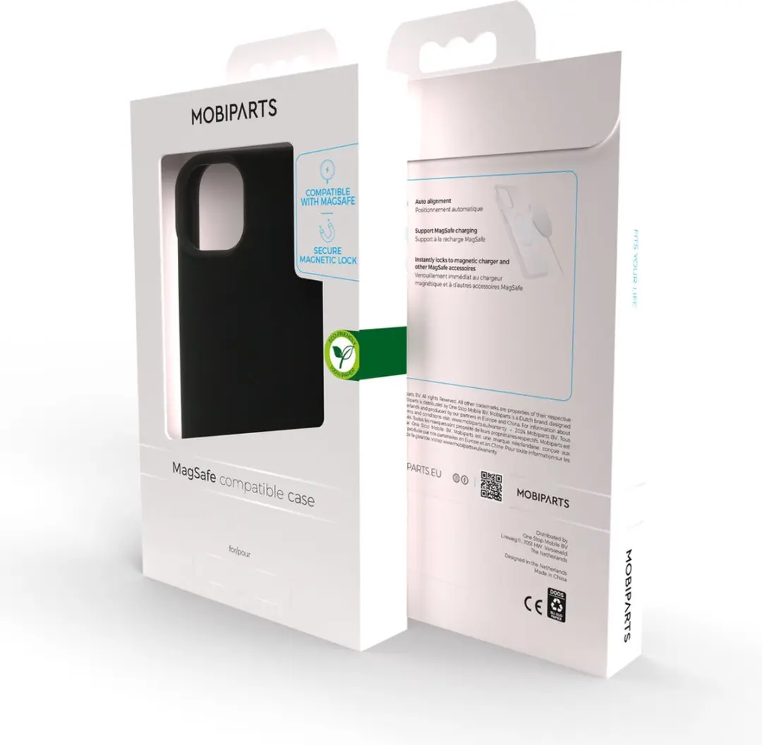 Mobiparts MP-5001880 Silicone Cover MagSafe - iPhone 15 Plus - Zwart