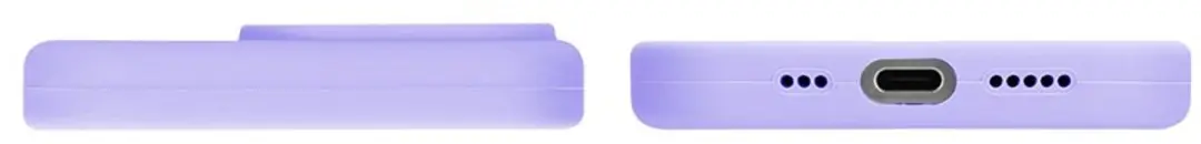 MobiQ Liquid Silicone Hoesje iPhone 16 Pro Max 46-00376 - Paars