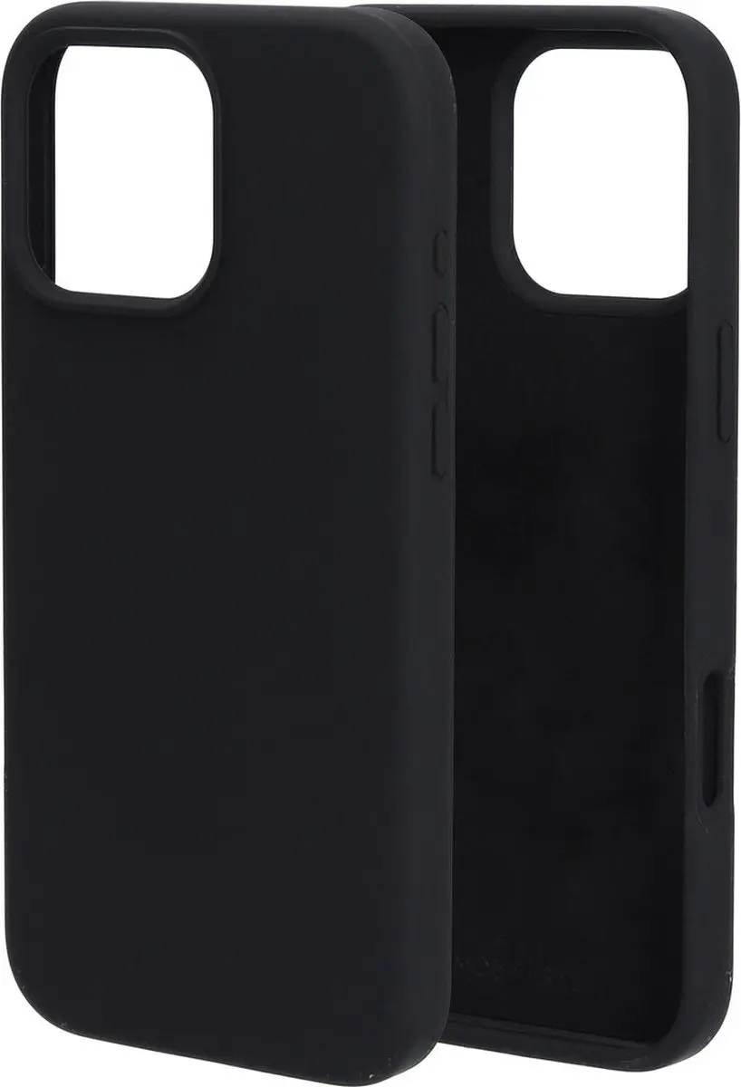 Mobiparts Hoesje iPhone 16 Pro Max MP-127664 - Siliconen - Zwart