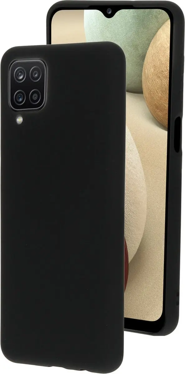 Mobiparts Hoesje Samsung Galaxy A12 - Zwart - MP-112904