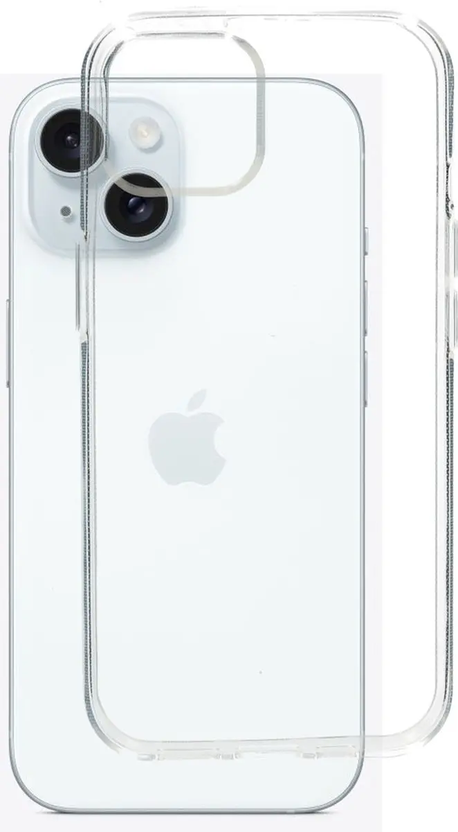 Mobiparts Hoesje iPhone 13/14/15 TPU Transparant