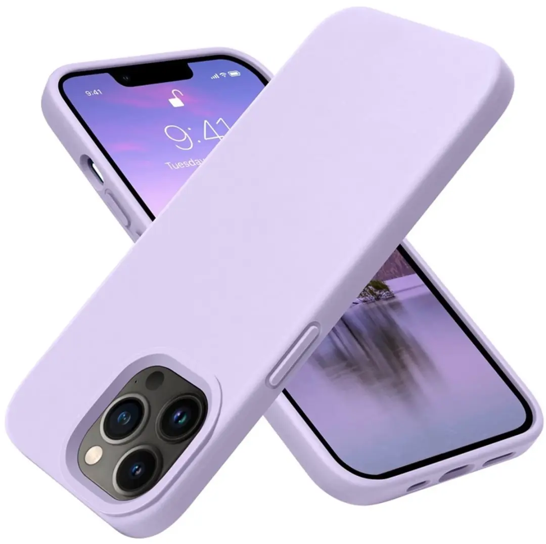 MobiQ Liquid Silicone Hoesje iPhone 13 Pro Max