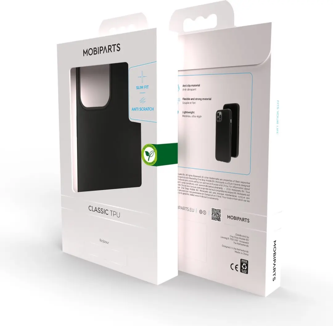 Mobiparts Classic TPU Hoesje MP-5001727 - iPhone 15 Pro Max - Zwart