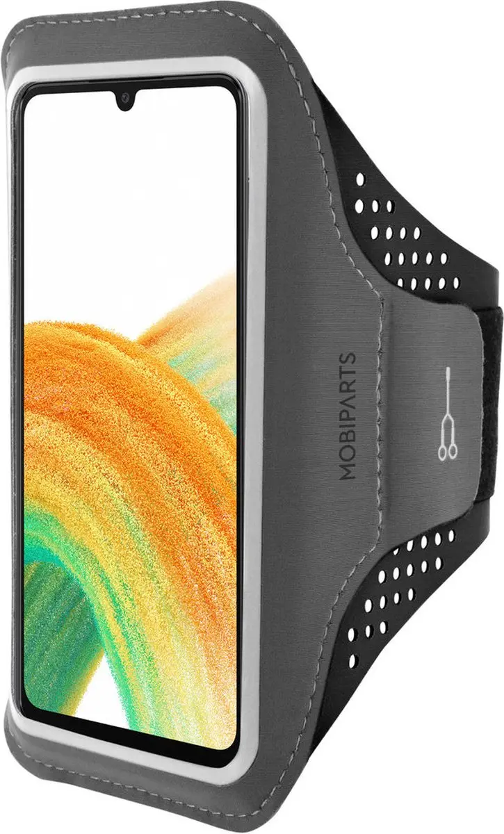 Mobiparts Hardlooparmband MP-122394 - Samsung Galaxy A33 5G - Zwart