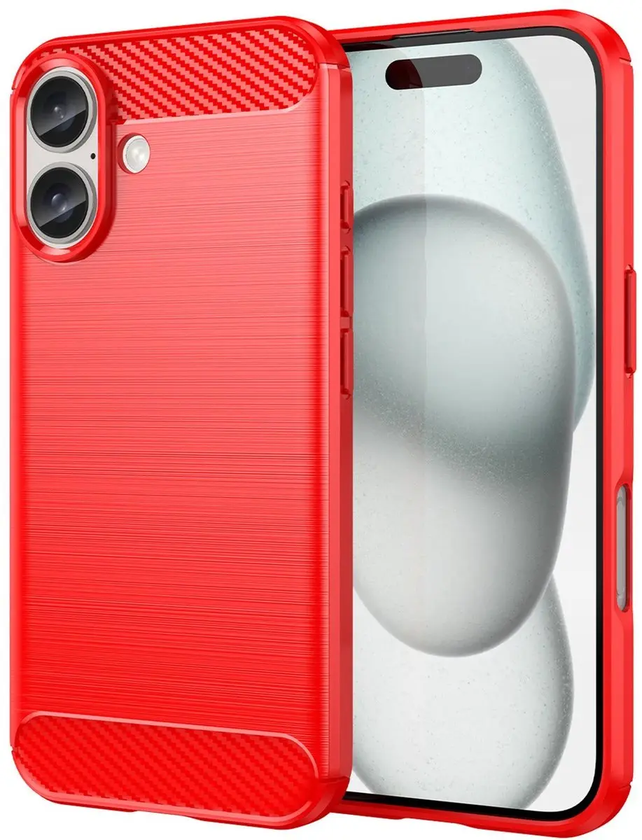 MobiQ Hybrid Carbon Look iPhone 17 Hoesje