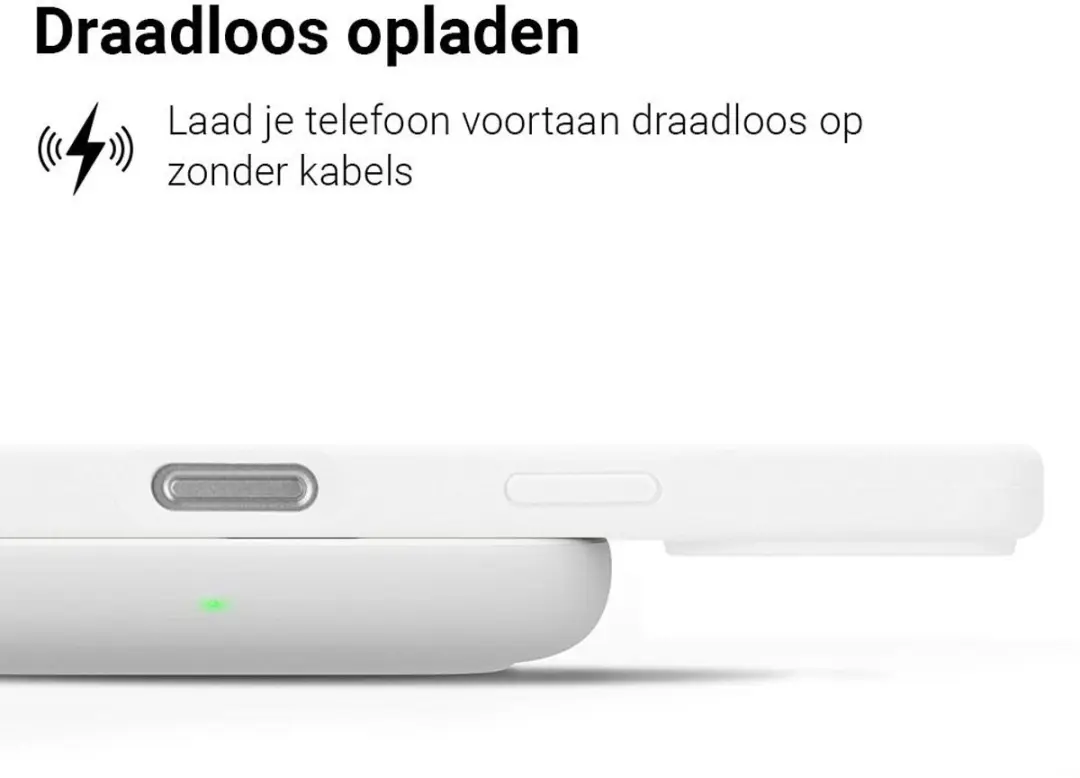MobiQ Liquid Siliconen Hoesje 46-01435 - iPhone 17 Pro Max - Wit