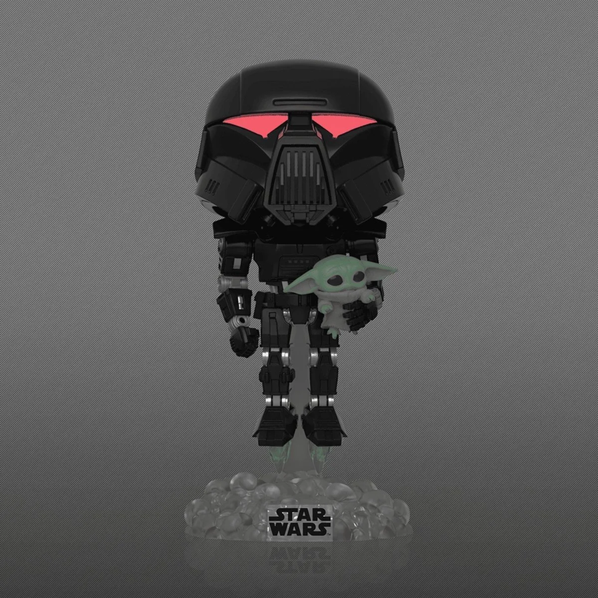 Funko Pop Star Wars Dark Trooper met Grogu Glow in the Dark #488
