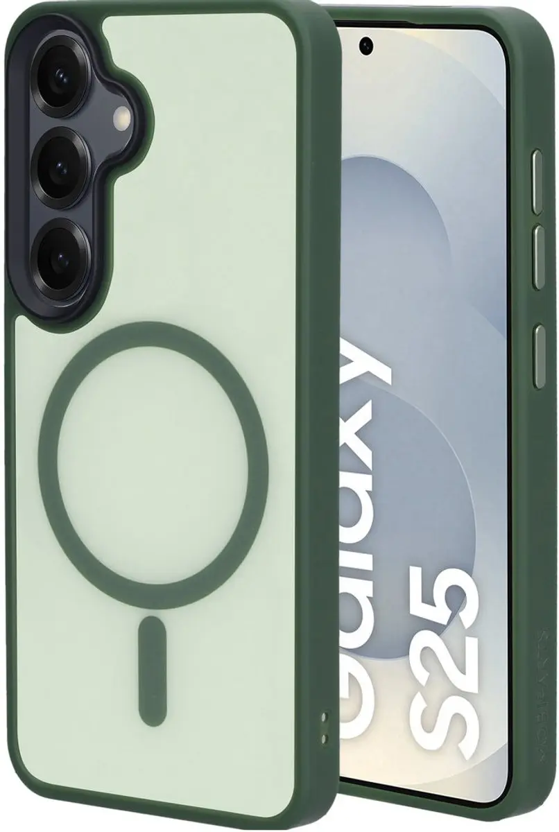 Mobiparts MP-128584 Hoesje Samsung Galaxy S25 - Hardcover MagSafe - Groen - afbeelding 6 van 6