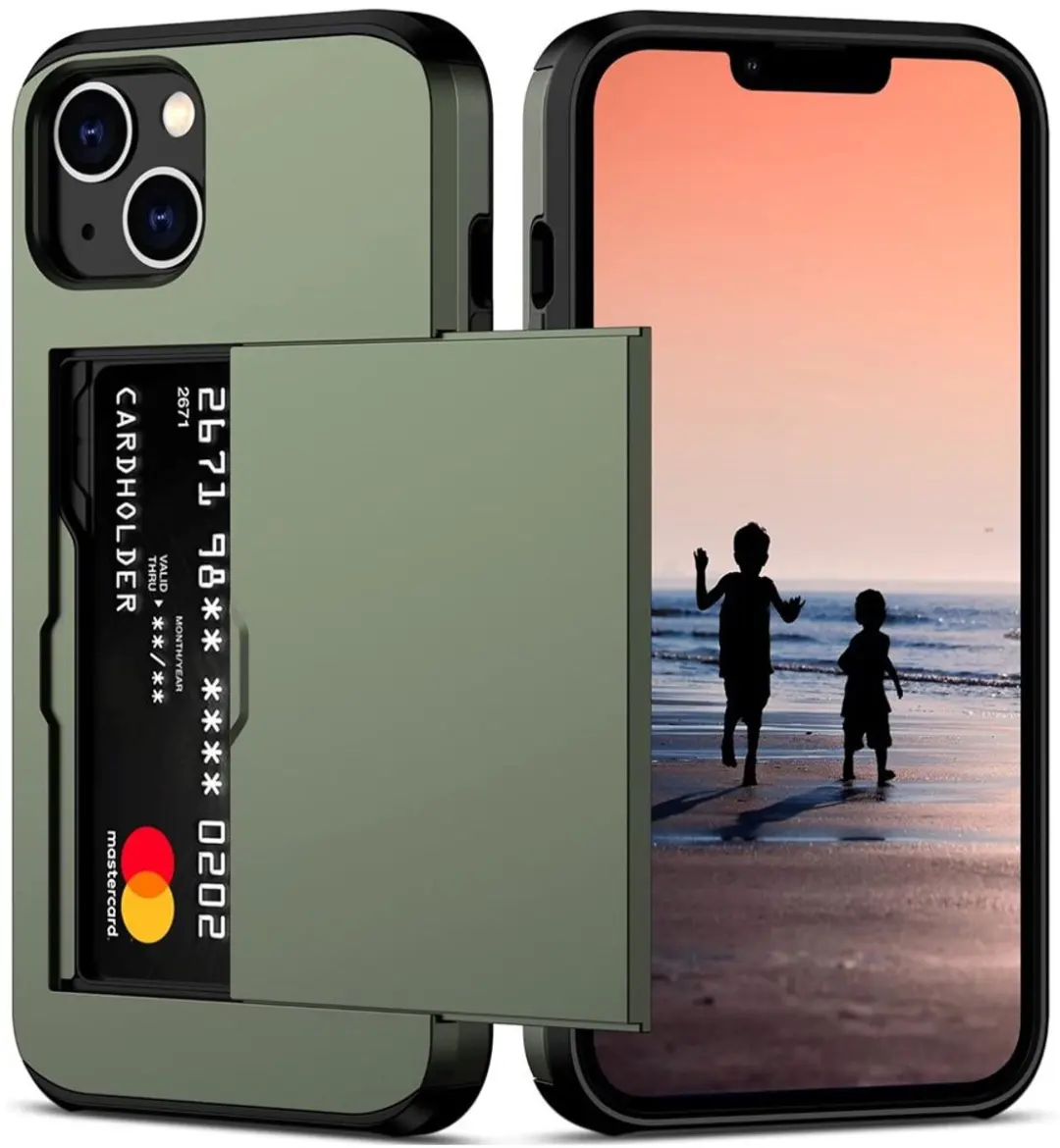 MobiQ iPhone 15 Pashoesje - Groen - MPN 13-02658