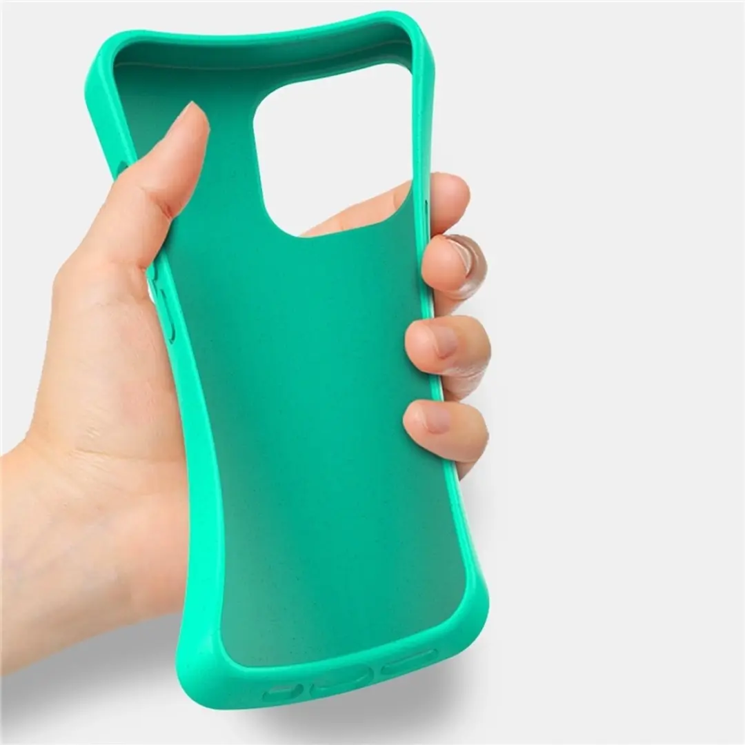 MobiQ Flexibel Eco Hoesje iPhone 14 Pro - Turqoise