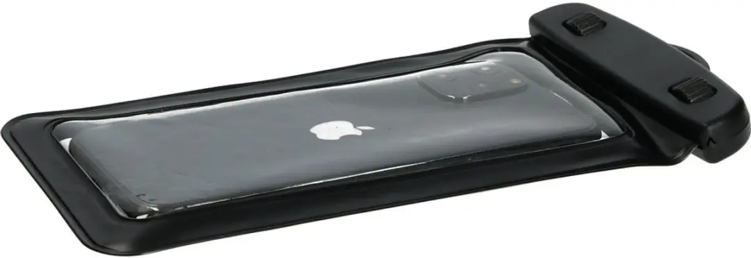 Mobiparts MP-129889 Waterdichte Telefoontas - Universeel - Zwart/Transparant