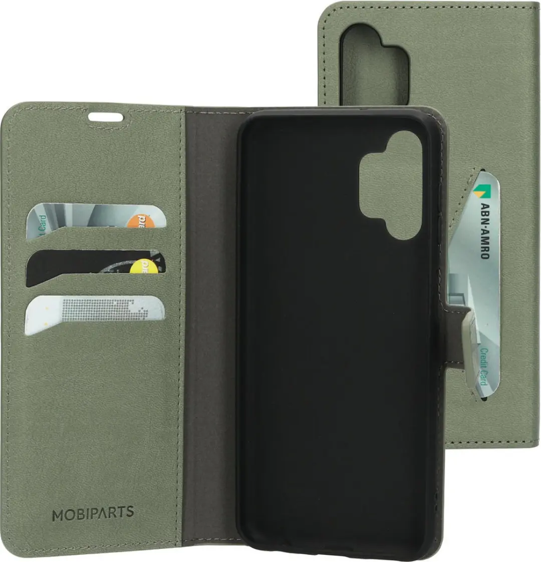 Mobiparts MP-121902 Hoesje Samsung Galaxy A13 4G - Wallet Eco Leer Groen