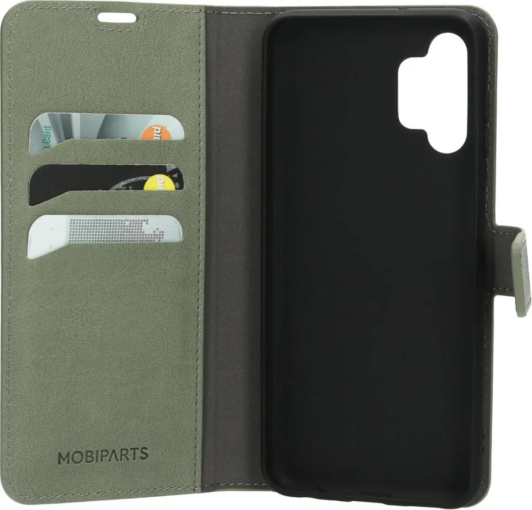 Mobiparts MP-121902 Hoesje Samsung Galaxy A13 4G - Wallet Eco Leer Groen