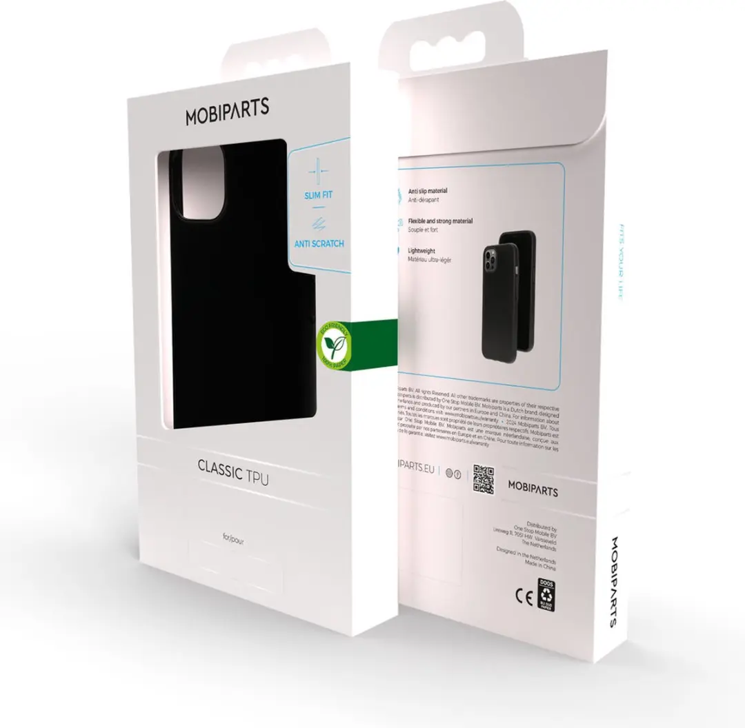 Mobiparts Classic TPU Hoesje MP-5000119 - iPhone 12 Pro Max - Zwart