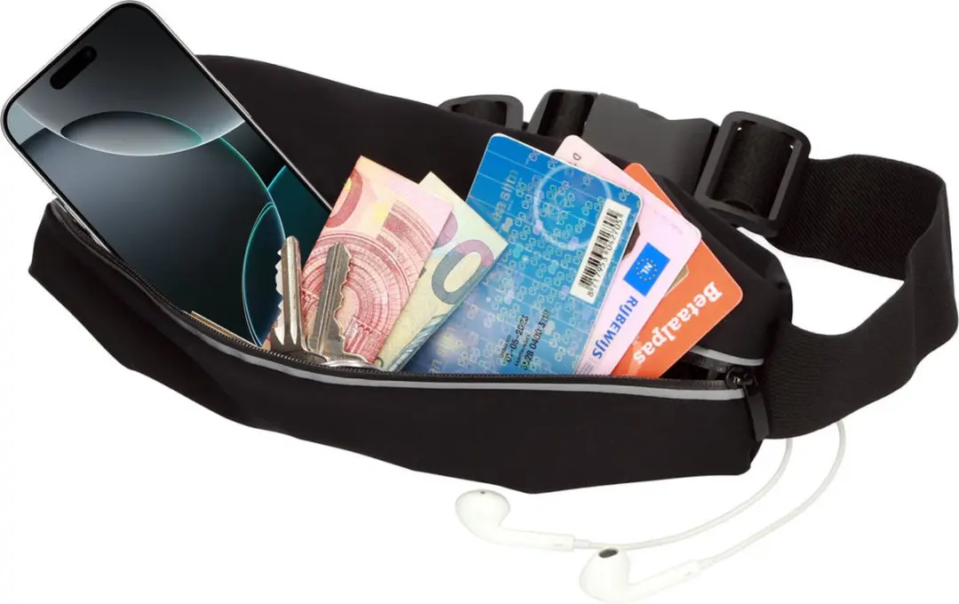Mobiparts Comfort Fit Sport Belt MP-127248 - iPhone 16 Pro - Zwart