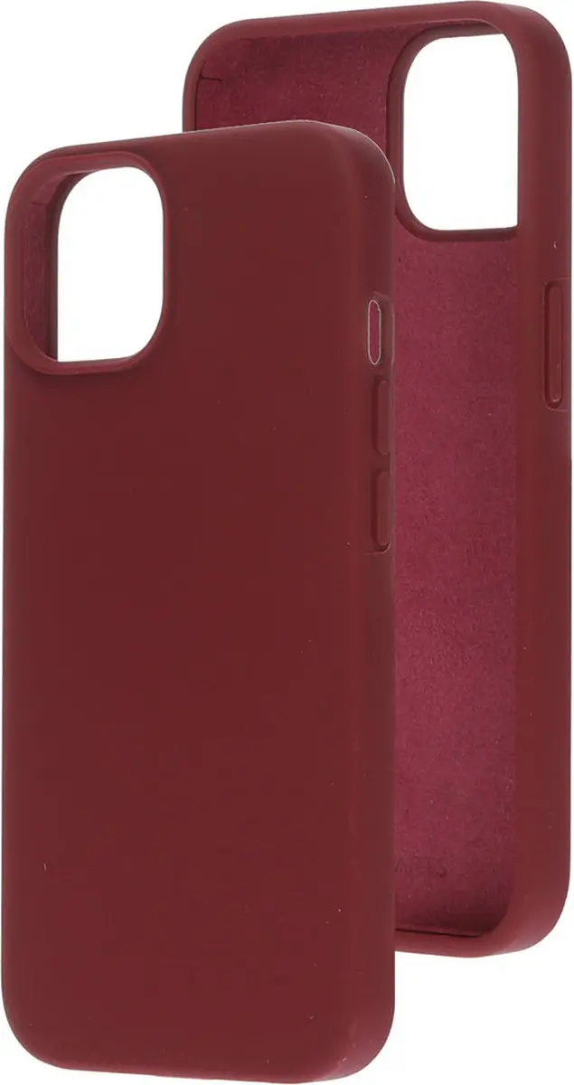 Mobiparts Hoesje Apple iPhone 14 MP-123213 - Siliconen - Paars/Rood