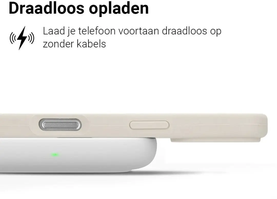 MobiQ Liquid Siliconen Hoesje 46-01440 - iPhone 17 Pro Max - Lichtgrijs