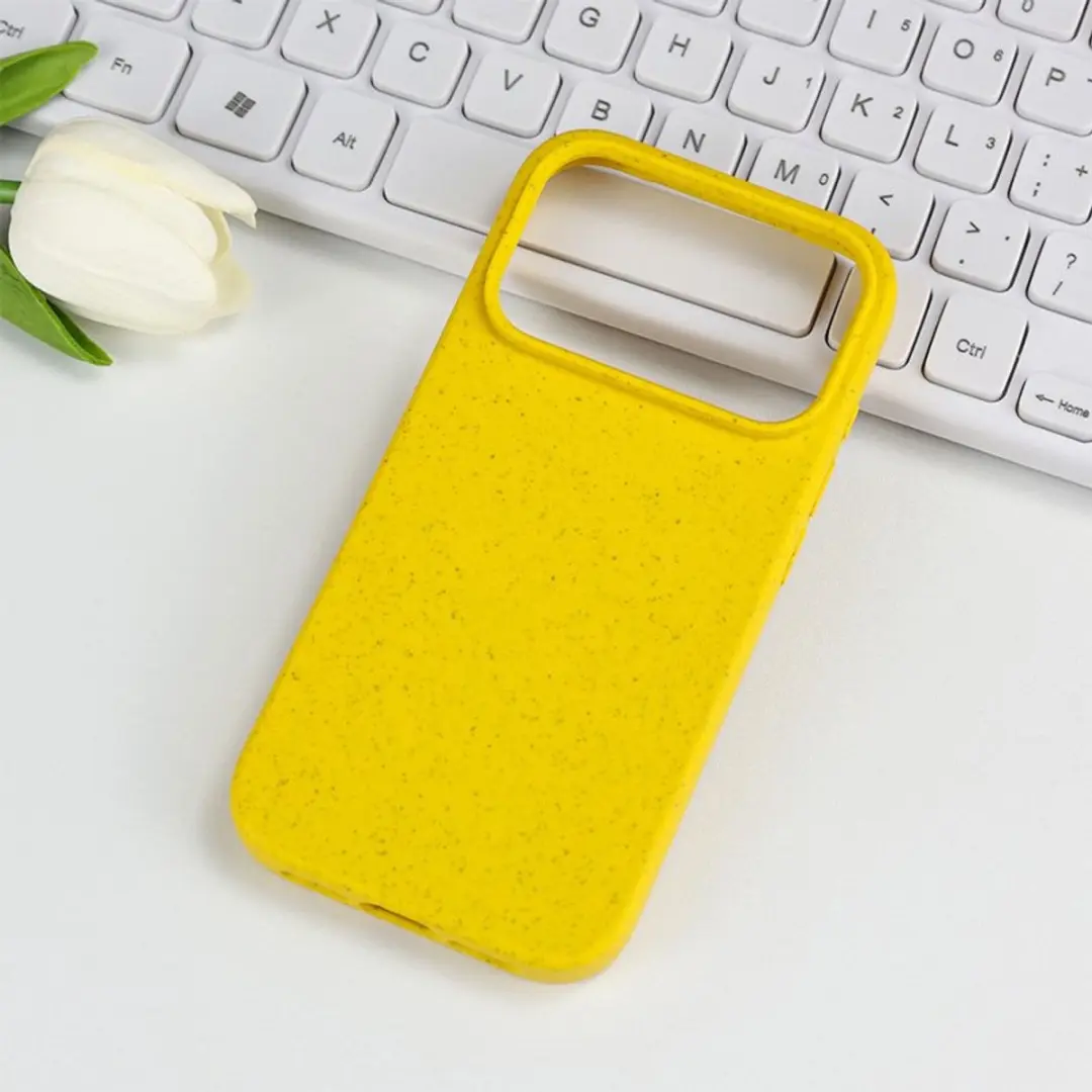 MobiQ Flexibel Eco Hoesje iPhone 17 Pro 46-01369 - Geel