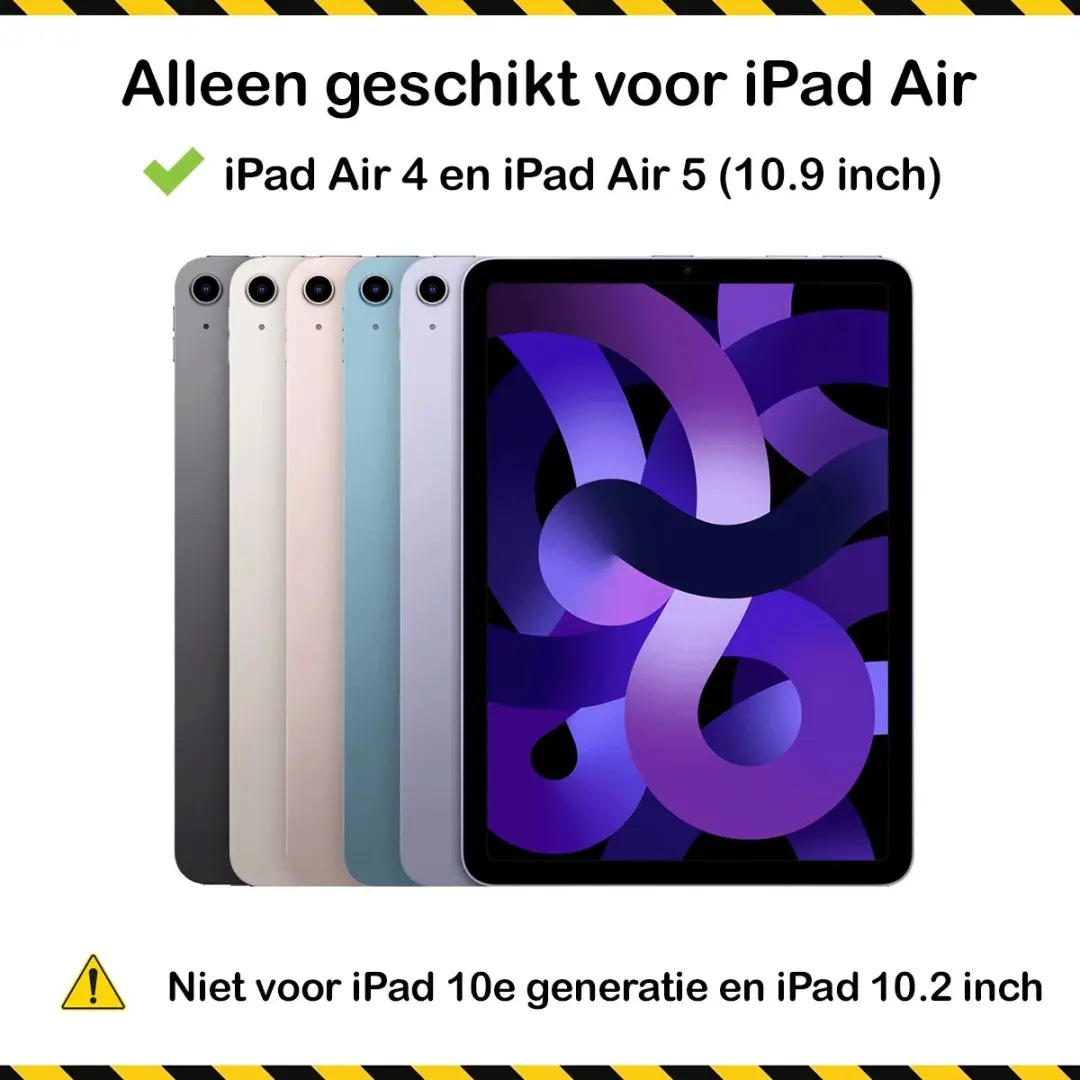 MobiQ 13-01641 Toetsenbordhoes iPad Air - 10.9" - Roze