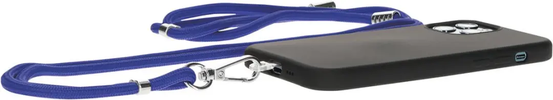 Mobiparts Universeel Telefoonkoord 1.5m - Blauw