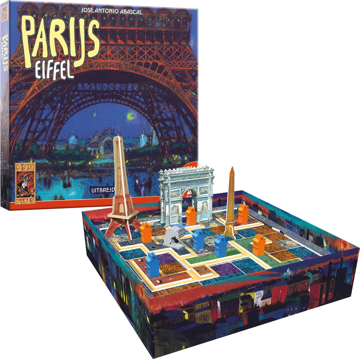 999 Games - Parijs - Uitbreiding Eiffel - Bordspel