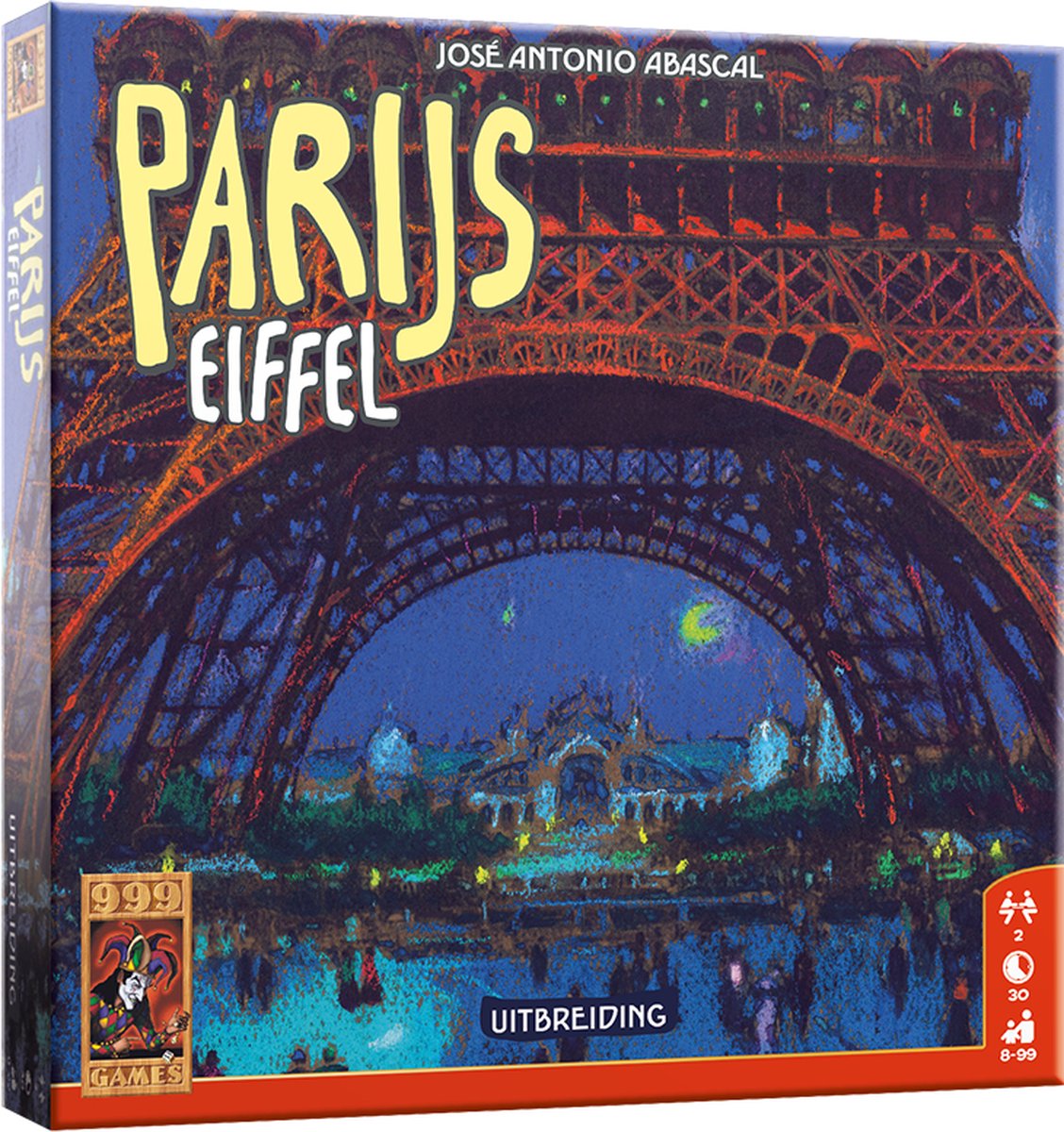 999 Games - Parijs - Uitbreiding Eiffel - Bordspel