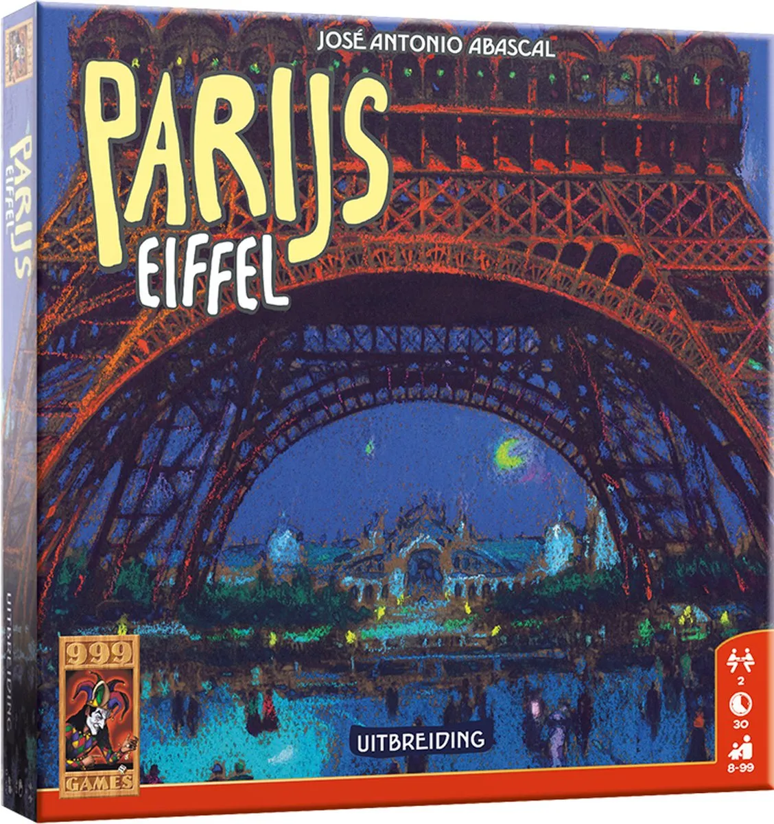 999 Games Parijs Uitbreiding Eiffel Bordspel