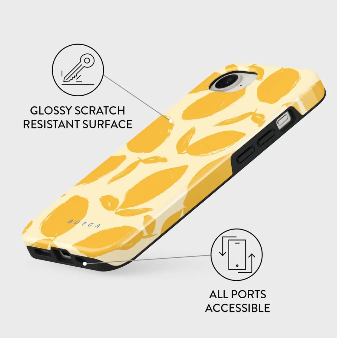 Burga Telefoonhoesje iPhone 16e MagSafe Lemon Tart