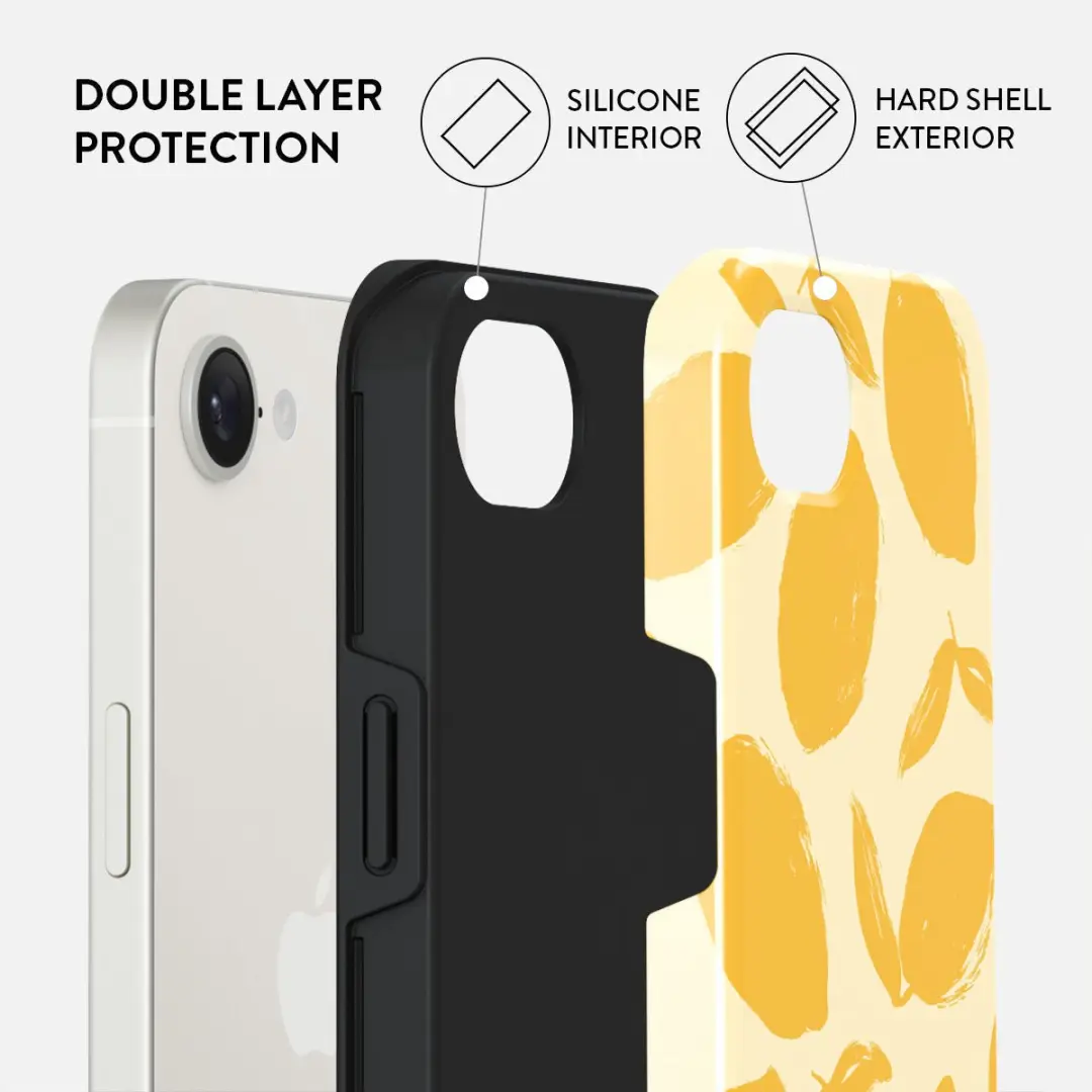 Burga Telefoonhoesje iPhone 16e MagSafe Lemon Tart
