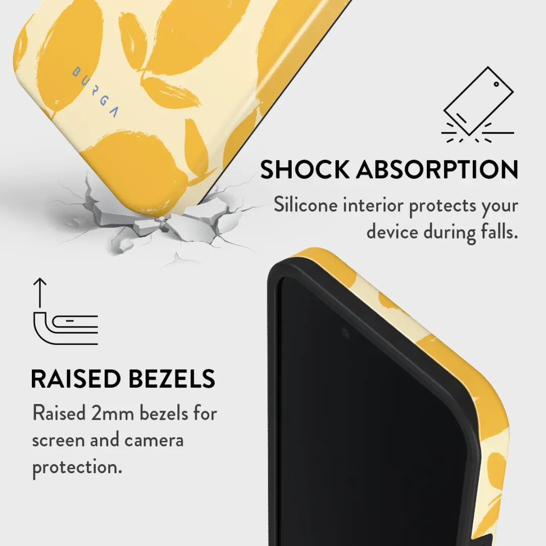 Burga Telefoonhoesje iPhone 16e MagSafe Lemon Tart