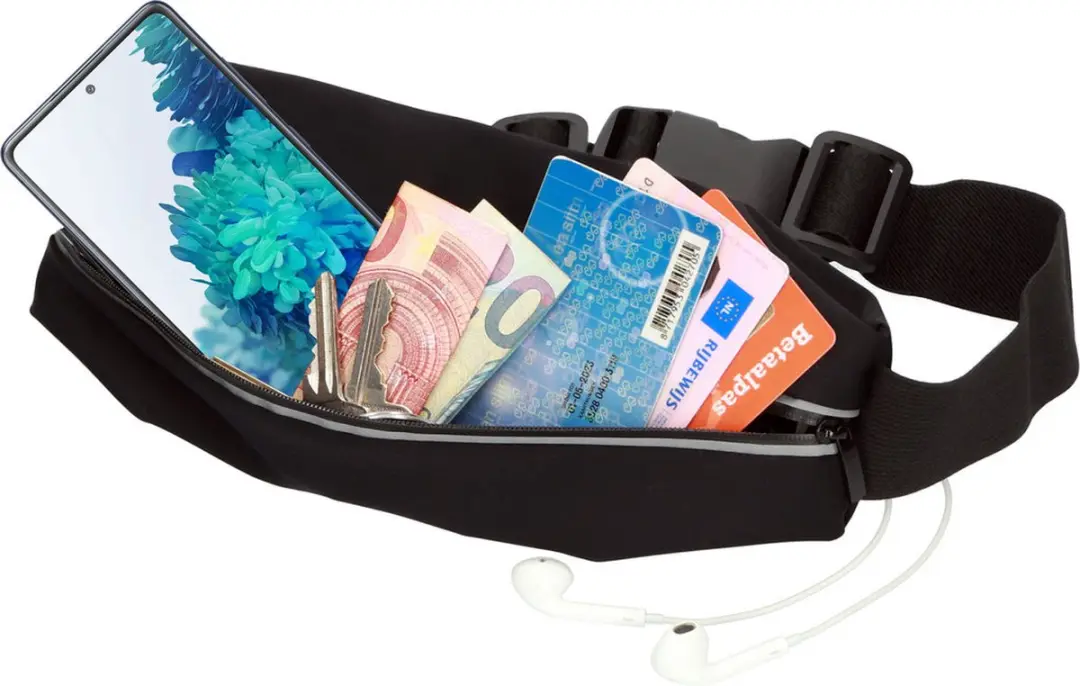 Mobiparts Comfort Fit Sport Belt MP-118494 - Zwart