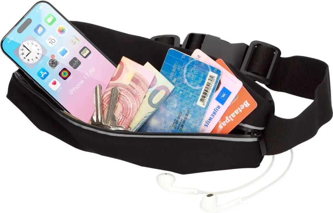 Mobiparts Comfort Fit Sport Belt MP-130105 - Apple iPhone Air - Zwart