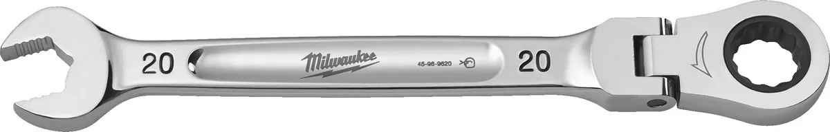 Milwaukee MAX BITE Flex Ringsteeksleutel 20mm - Ratelsysteem