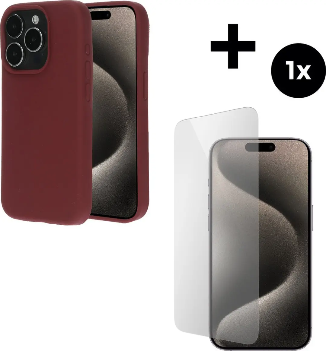 Mobiparts Silicone Cover iPhone 15 Pro