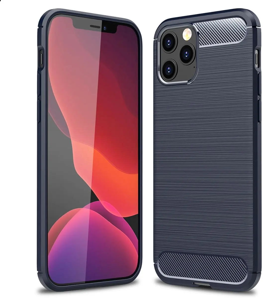 MobiQ Carbon Look Hoesje iPhone 13 Pro
