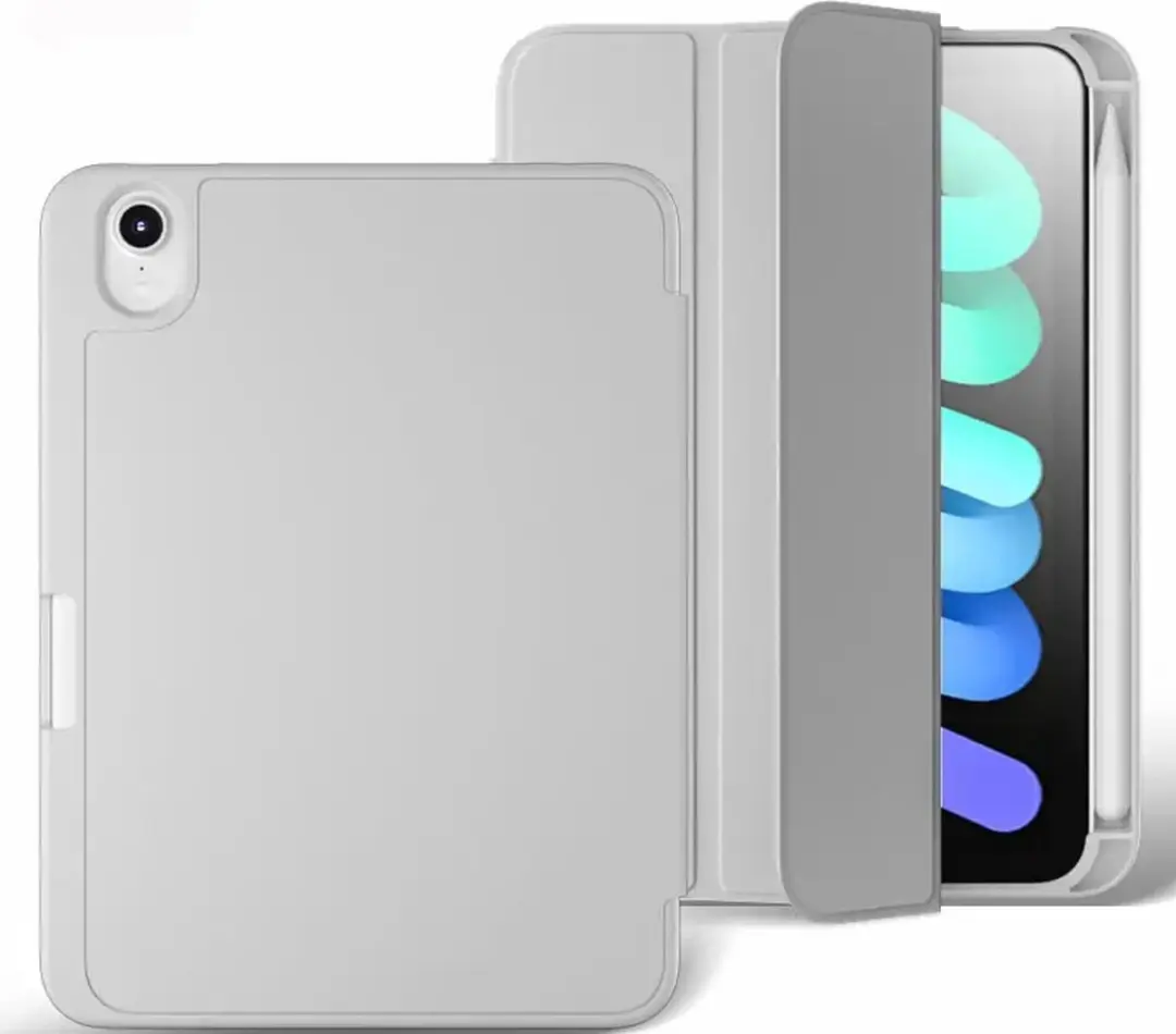 MobiQ Flexibel Pencil Hoesje 13-01250 - iPad Mini 6 8.3" - Grijs