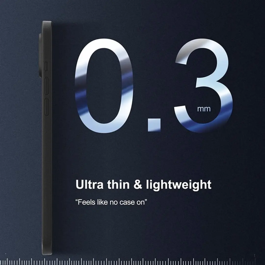 MobiQ 13-01893 Ultra Dun Hoesje - iPhone 14 Plus - Zwart